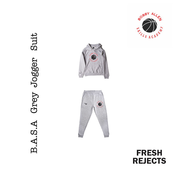 B.A.S.A  :  Grey | hoodie   Unisex Adult