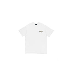 Simple & Clean : Cup Cake Skunk Patch : White T -Shirt