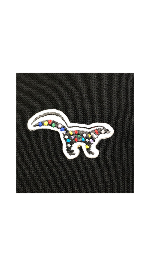 Multi Color Skunk Patch Joggers