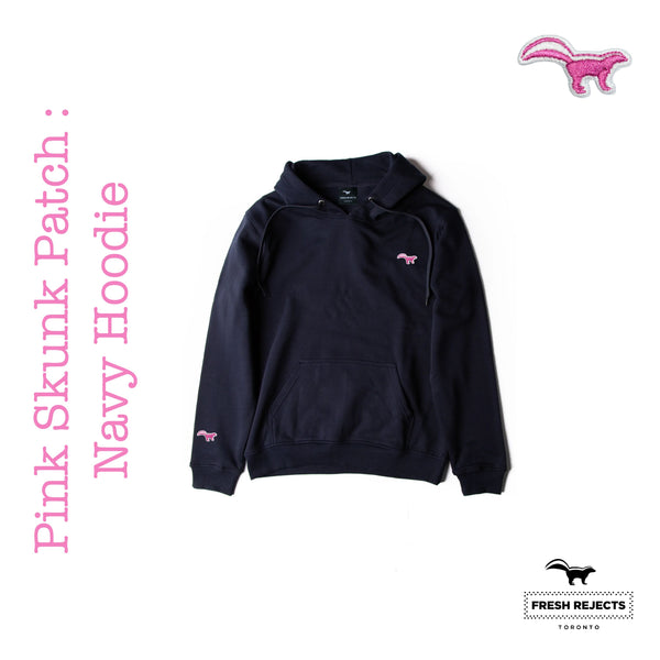 Pink Skunk Patch : Navy Jogger
