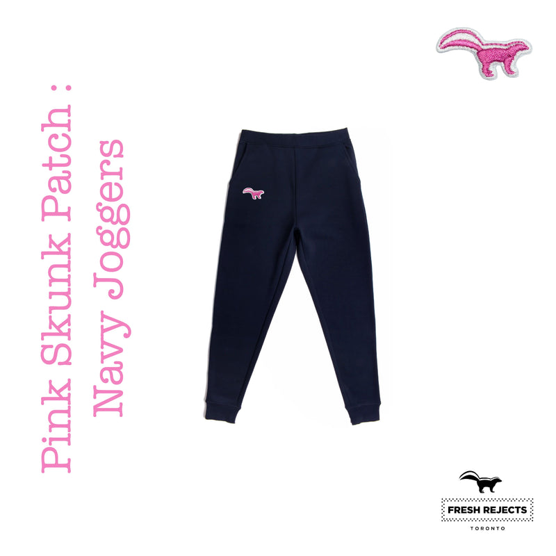 Pink Skunk Patch : Navy Jogger suit FR